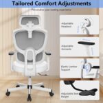 Chaise de bureau Vansalute dossier maille inclinaison 90–135°