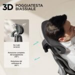 Chaise de bureau E3 Air avec soutien lombaire 3 zones