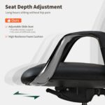 Chaise de bureau EUREKA ERGONOMIC beige inclinaison 90° à 139°