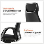 Chaise de bureau EUREKA ERGONOMIC beige inclinaison 90° à 139°