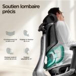 Chaise de bureau E3 Air avec soutien lombaire 3 zones