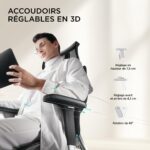 Chaise de bureau E3 Air avec soutien lombaire 3 zones