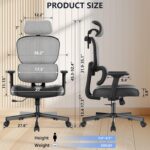 Chaise de bureau Vansalute dossier maille inclinaison 90–135°