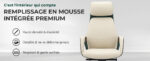 Chaise de bureau EUREKA ERGONOMIC beige inclinaison 90° à 139°