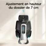 Chaise de bureau E3 Air avec soutien lombaire 3 zones