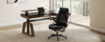 Chaise de bureau avec accoudoirs relevables