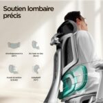 Chaise de bureau E3 Air avec soutien lombaire 3 zones