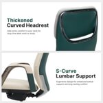 Chaise de bureau EUREKA ERGONOMIC beige inclinaison 90° à 139°