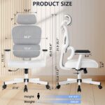 Chaise de bureau Vansalute dossier maille inclinaison 90–135°
