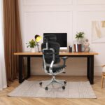 Chaise de bureau en cuir ERGOHUMAN GEN2 accoudoirs 5D charge 120 kg