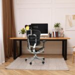 Chaise de bureau en cuir ERGOHUMAN GEN2 accoudoirs 5D charge 120 kg
