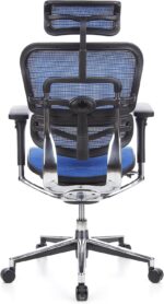 Chaise de bureau en cuir ERGOHUMAN GEN2 accoudoirs 5D charge 120 kg