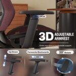 Chaise de bureau ELABEST ELATASK en maille respirante