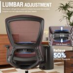 Chaise de bureau ELABEST ELATASK en maille respirante