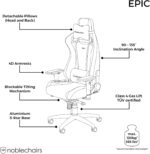 Chaise gaming édition Java accoudoirs 4D