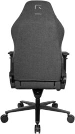 Chaise gaming tissu réglable 90–180° accoudoirs 4D 150 kg