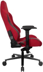 Chaise gaming tissu réglable 90–180° accoudoirs 4D 150 kg