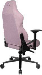 Chaise gaming tissu réglable 90–180° accoudoirs 4D 150 kg