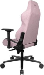 Chaise gaming tissu réglable 90–180° accoudoirs 4D 150 kg