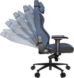 Chaise gaming tissu REKT ULTIM8 Plus mousse 65 kg/m³ 150 kg