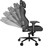 Chaise gaming tissu REKT ULTIM8 Plus mousse 65 kg/m³ 150 kg