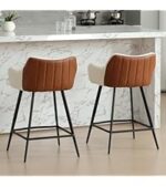 Chaises de salle à manger fausse fourrure lot de 4