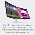 Écran Dell S3425DW 34″ incurvé WQHD, 120 Hz