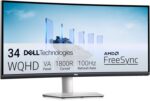 Écran Dell S3425DW 34″ incurvé WQHD, 120 Hz