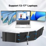 Écran portable double 18,5″ Full HD, 100 Hz, USB-C