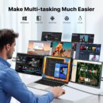 Écran portable double 18,5″ Full HD, 100 Hz, USB-C