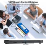 Écran portable double 18,5″ Full HD, 100 Hz, USB-C