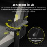 Fauteuil gaming 4D, inclinaison 90 – 160°, tissu respirant