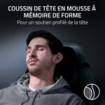 Fauteuil gaming avec soutien lombaire réglable