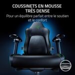Fauteuil gaming avec soutien lombaire réglable