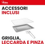 Four électrique ventilé 25 L, température jusqu’à 230 °C