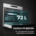 Four encastrable 72L – 2900 W, 12 fonctions, Steam Assist, Steam EasyClean, sonde Meat Test