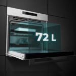 Four encastrable 72L – 2900 W, 12 fonctions, Steam Assist, Steam EasyClean, sonde Meat Test