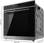 Four micro-ondes encastrable 34 L 2-en-1 convection