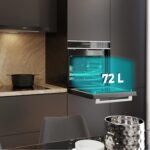 Four micro-ondes encastrable 34 L 2-en-1 convection