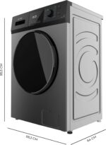 Lave-linge 9 kg frontal A – 1400 tr/min – vapeur SteamMax – 16 programmes