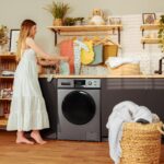 Lave-linge 9 kg 1400 tr/min,16 programmes, vapeur, moteur Inverter