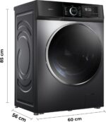 Lave-linge 10 kg Bolero Dresscode 10500 1400 tr/min Inverter Plus