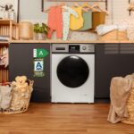 Lave-linge 9 kg 1400 tr/min,16 programmes, vapeur, moteur Inverter