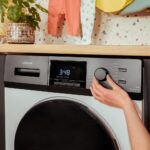 Lave-linge 9 kg 1400 tr/min,16 programmes, vapeur, moteur Inverter