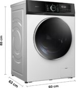 Lave-linge 10 kg Bolero Dresscode 10500 1400 tr/min Inverter Plus