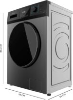 Lave-linge 9 kg 1400 tr/min,16 programmes, vapeur, moteur Inverter