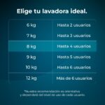 Lave-linge 9 kg 1400 tr/min,16 programmes, vapeur, moteur Inverter