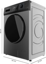 Lave-linge 9 kg 1400 tr/min,16 programmes, vapeur, moteur Inverter