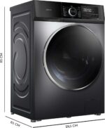 Lave-linge 10 kg Bolero Dresscode 10500 1400 tr/min Inverter Plus