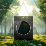 Lave-linge 9 kg 1400 tr/min,16 programmes, vapeur, moteur Inverter